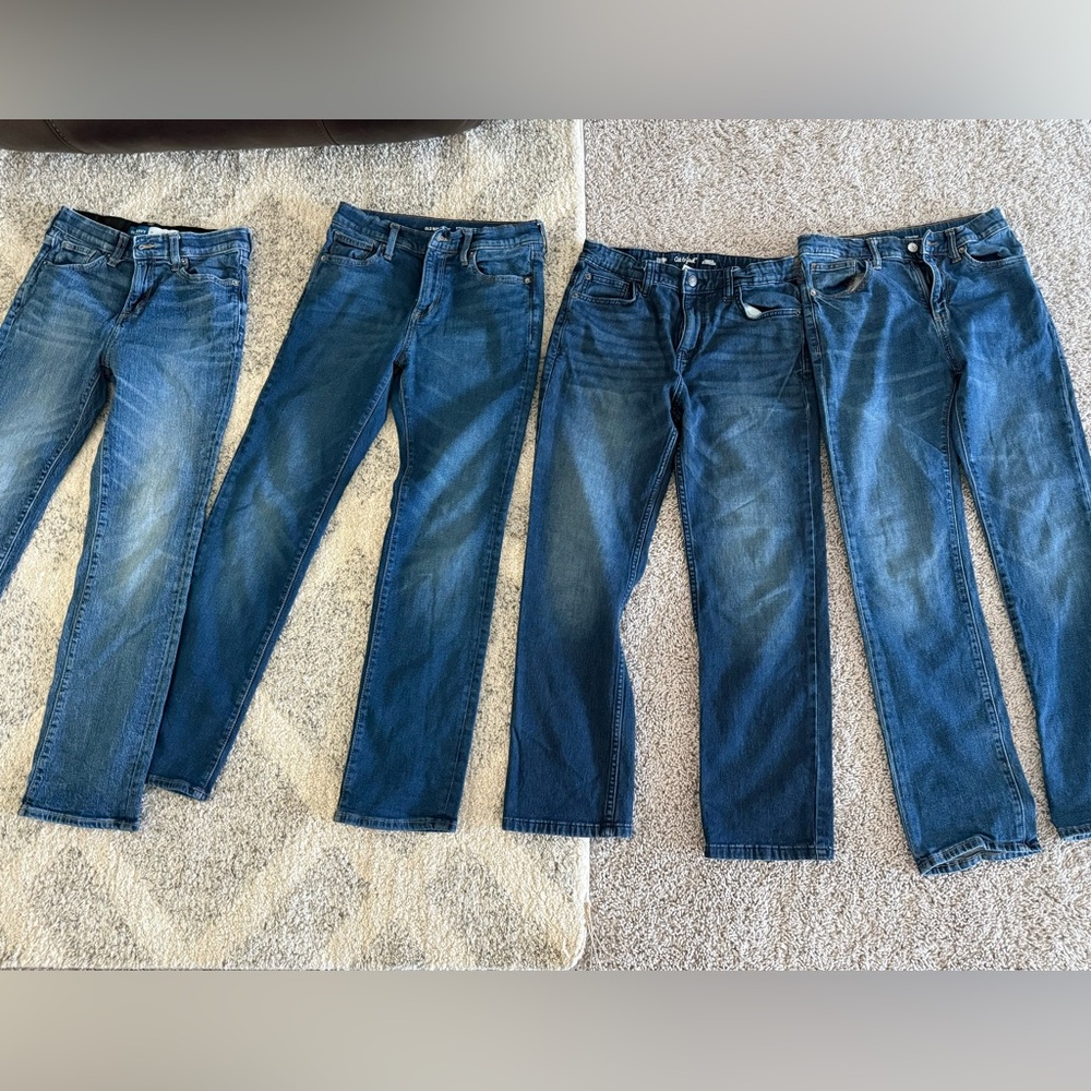 Old Navy/ Cat & Jack Kids Classic Blue Jeans bundle